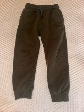 Kids Olive Green Jogger Pants - boutique